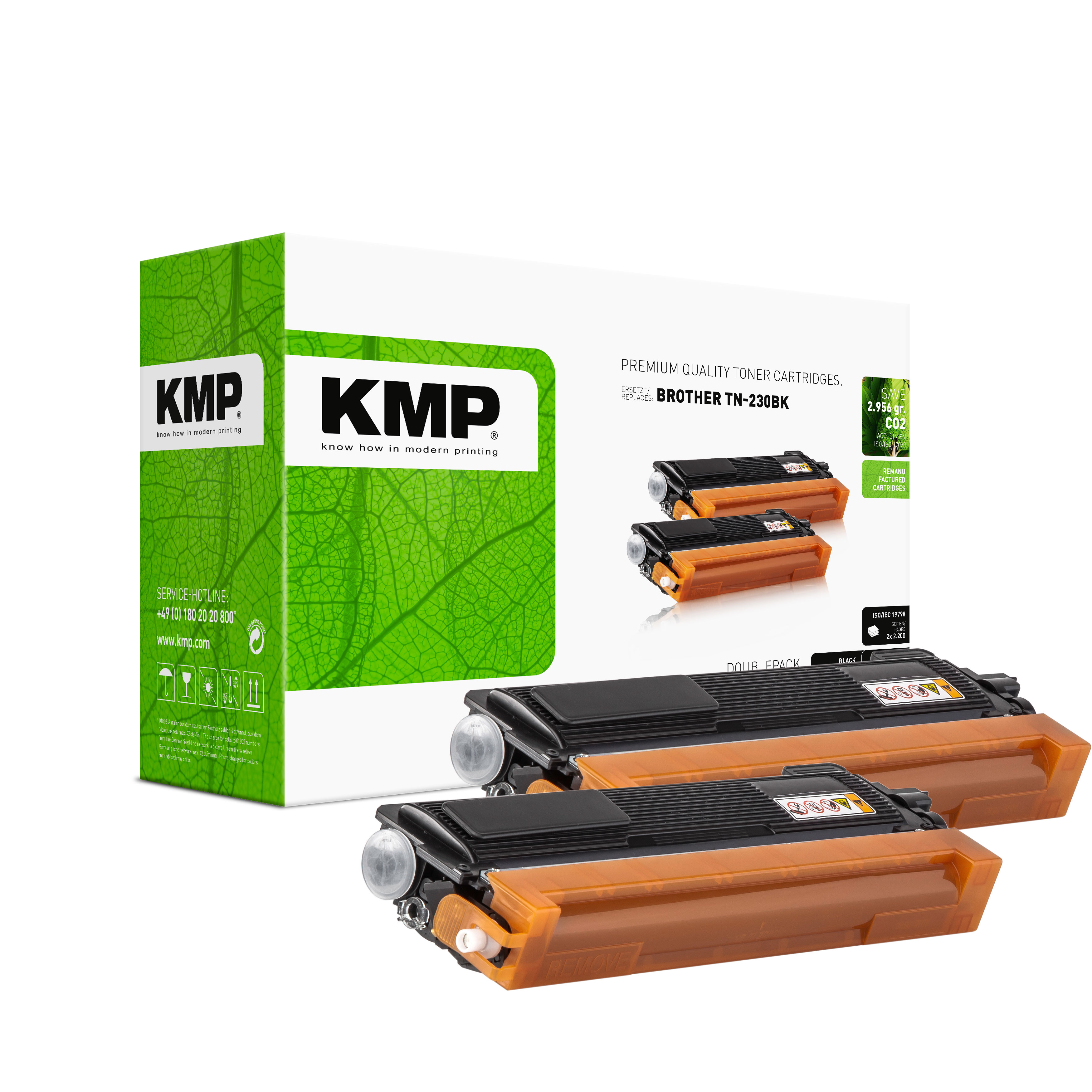 KMP B-T32D renovovaný toner Brother TN230BK, černý