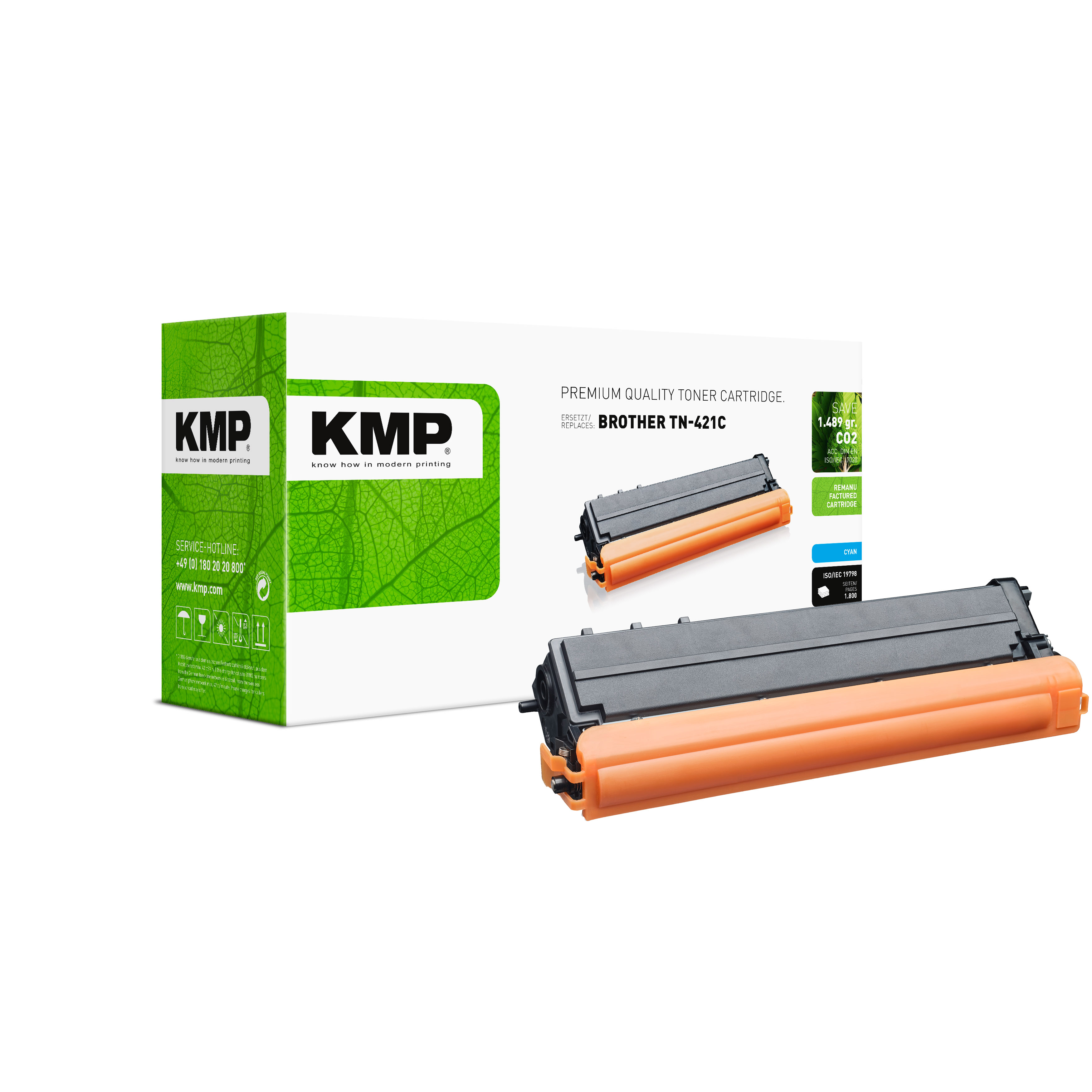 KMP B-T99 kompatibilní toner Brother TN-421C, azurový