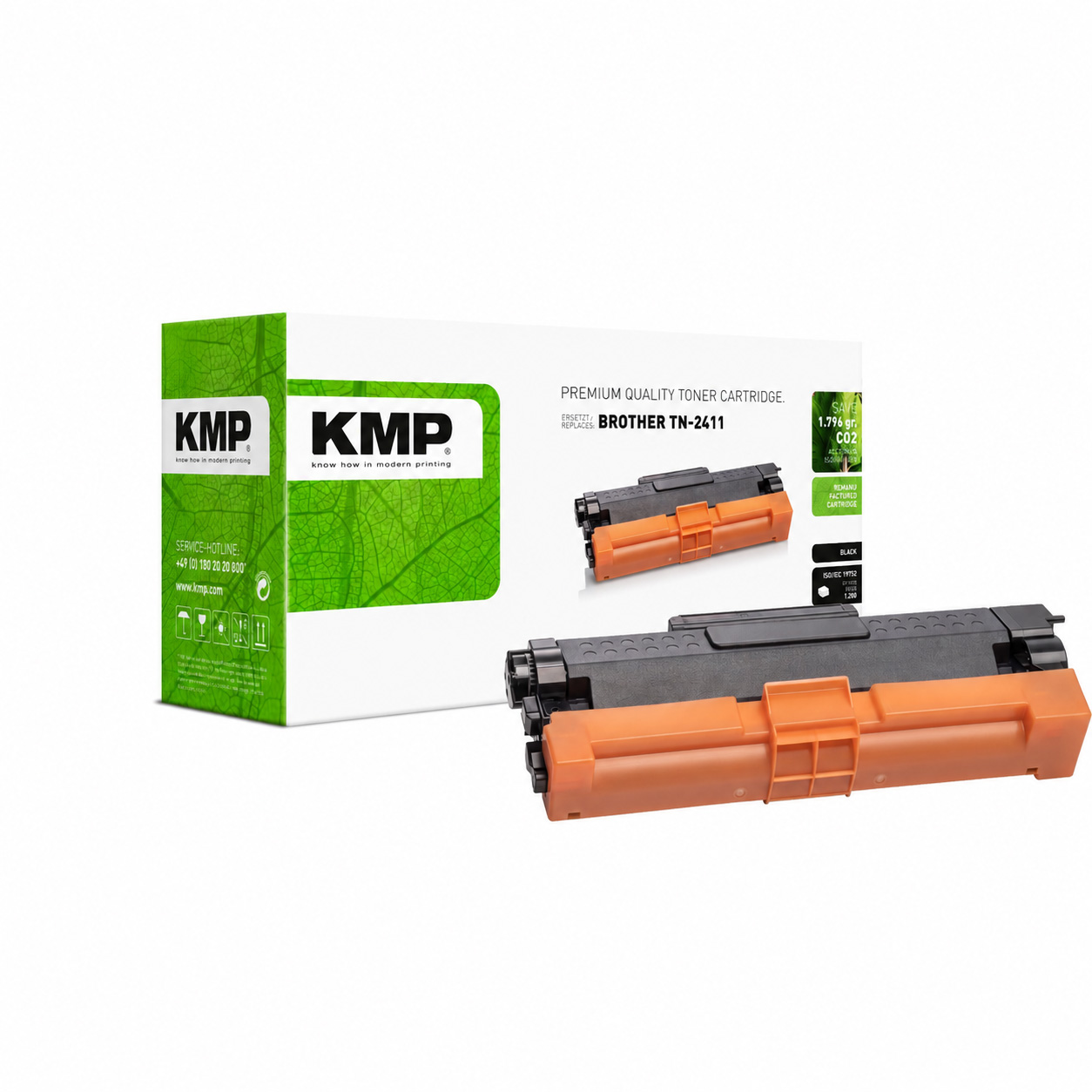 KMP B-T113 kompatibilní toner Brother TN-2411, černý