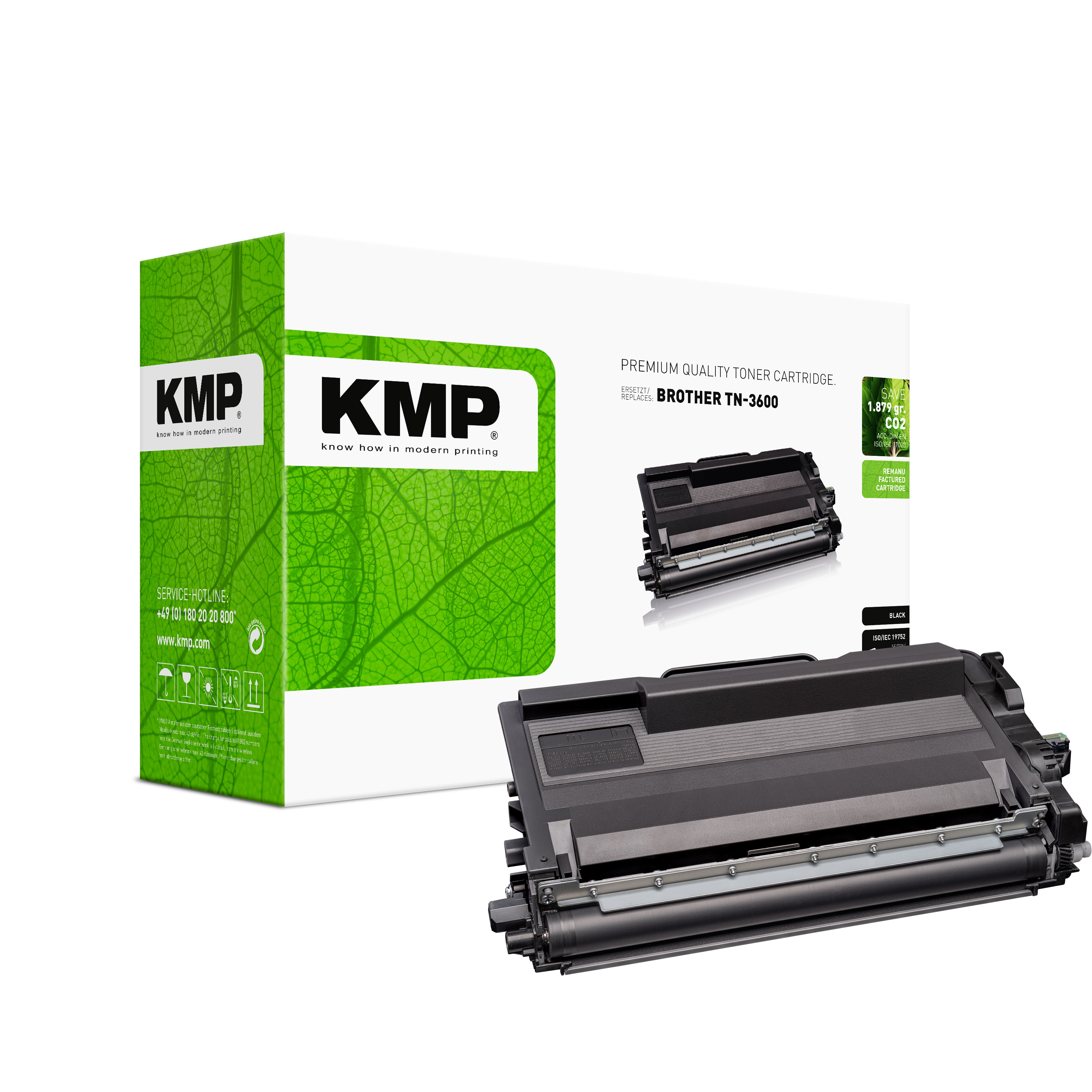 KMP B-T136 renovovaný toner TN-3600, černý