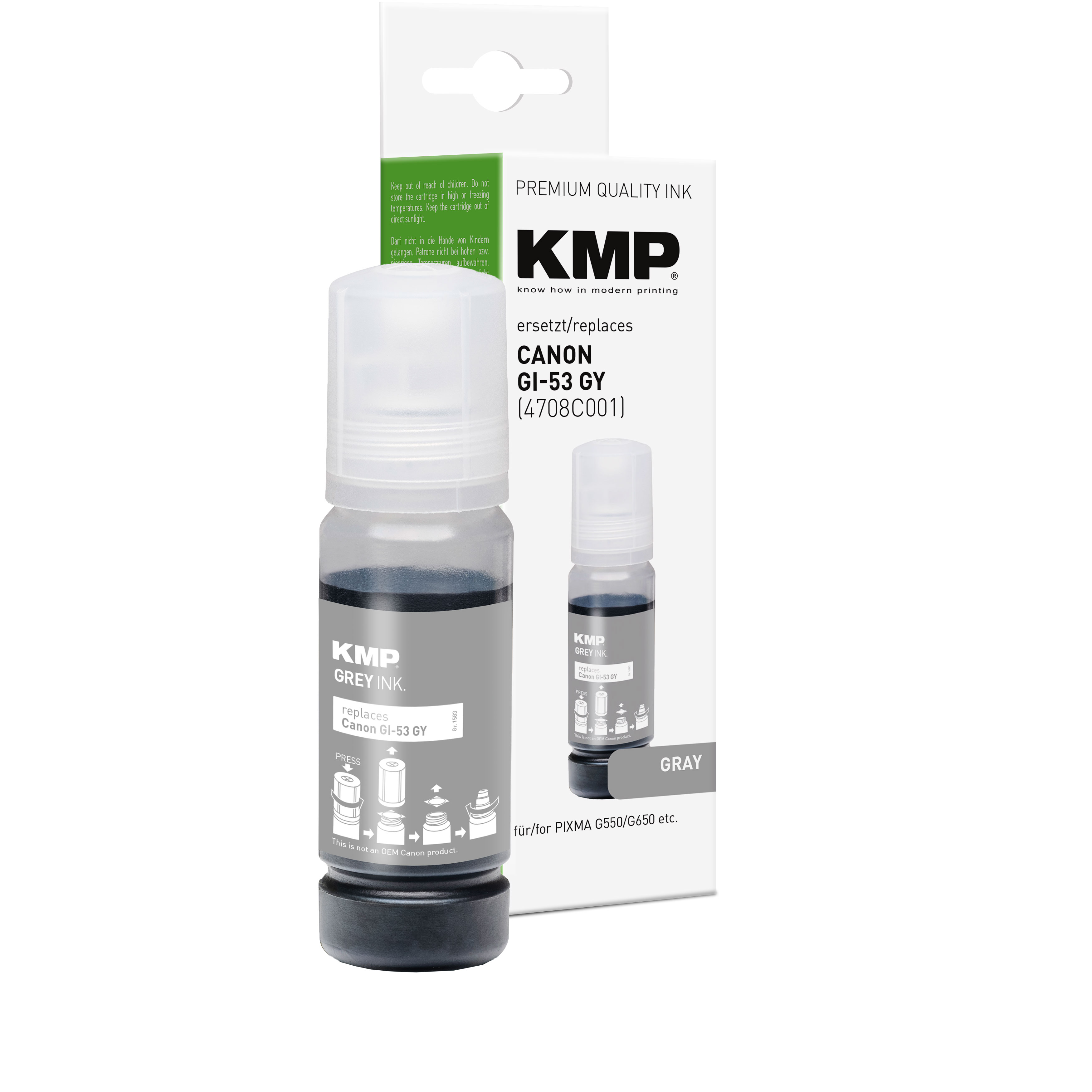 KMP C158 kompatibilní inkoustová kazeta Canon, barevná