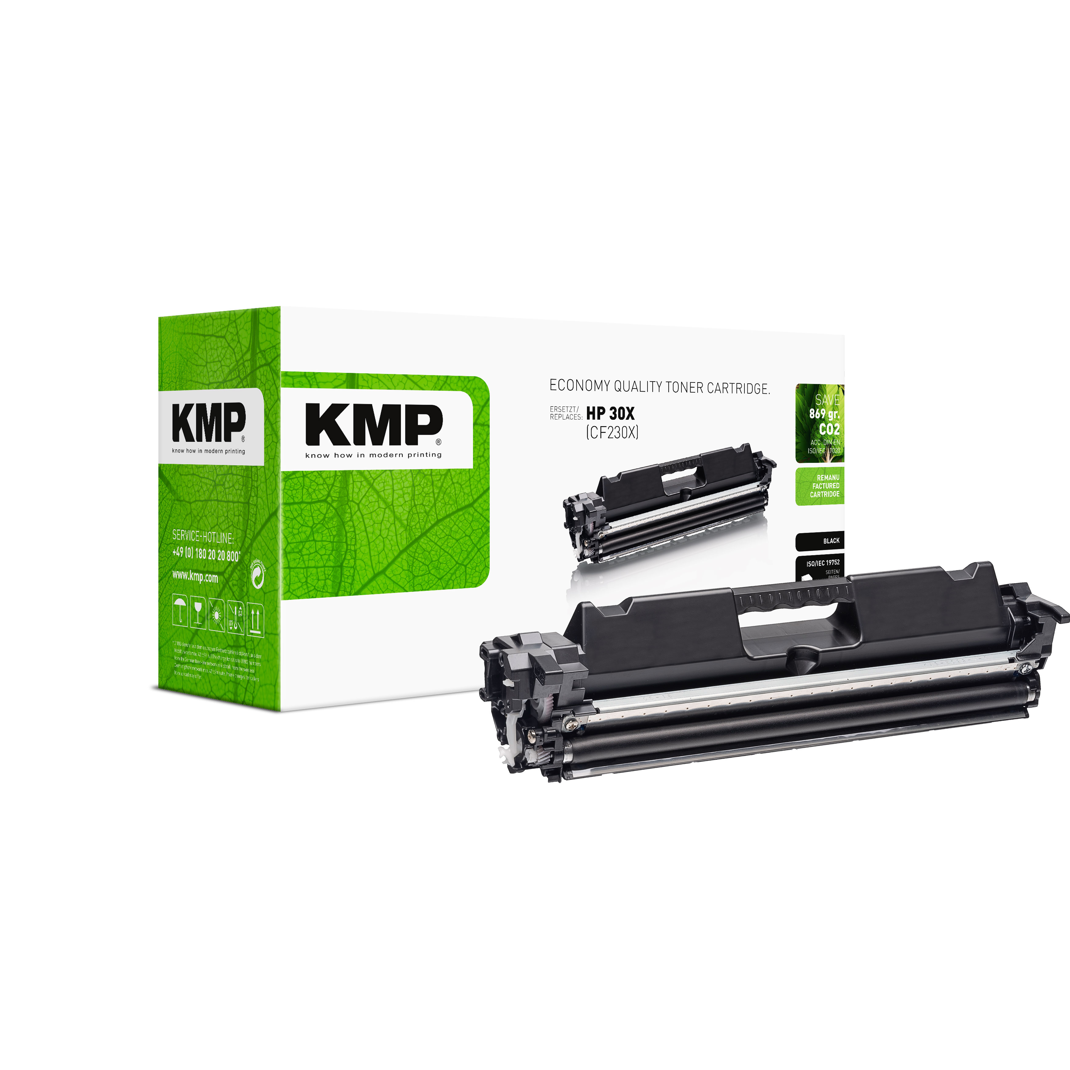 KMP H-T251X kompatibilní toner HP 30X (CF230X), černý