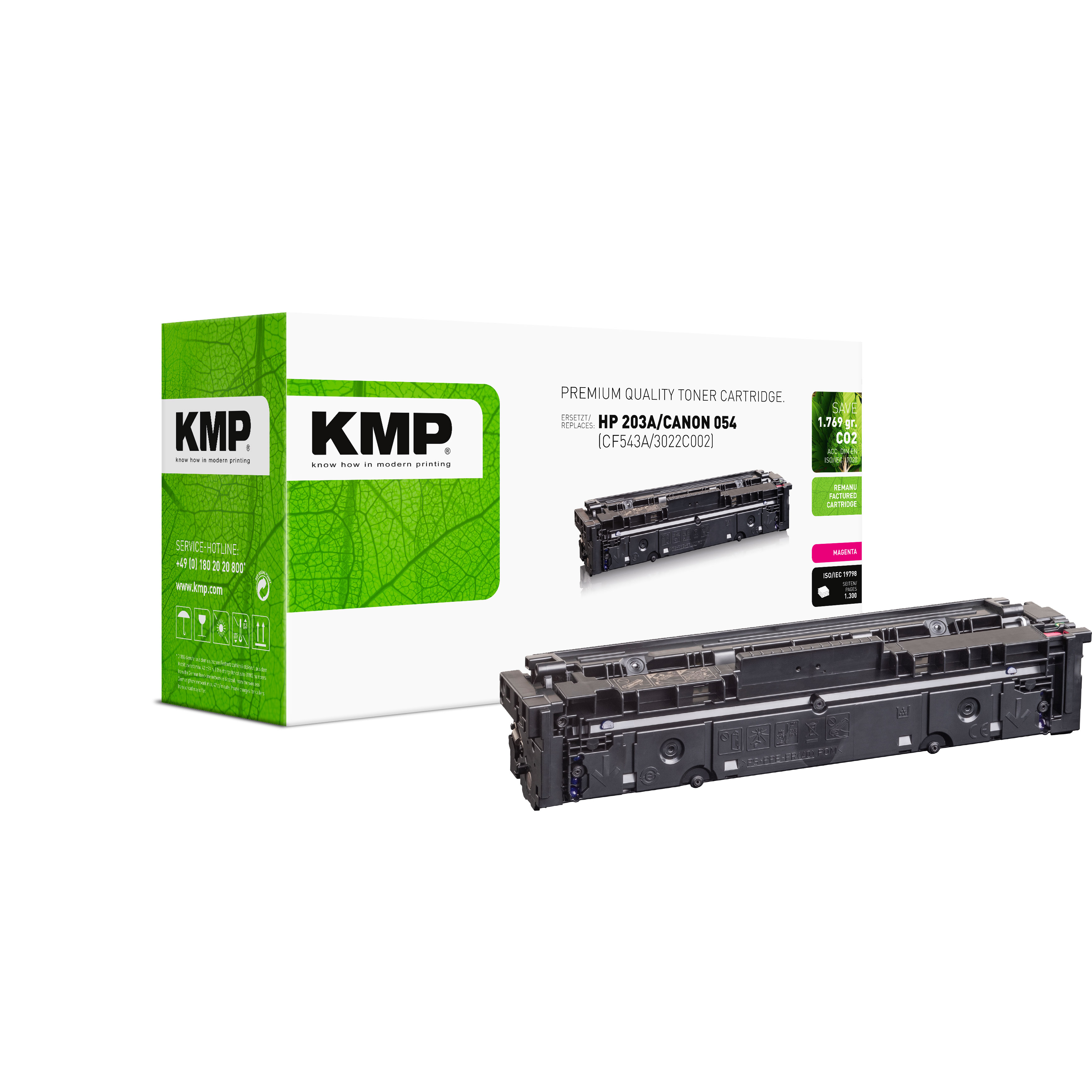 KMP H-T247M kompatibilní toner HP 205A (CF533A), purpurový