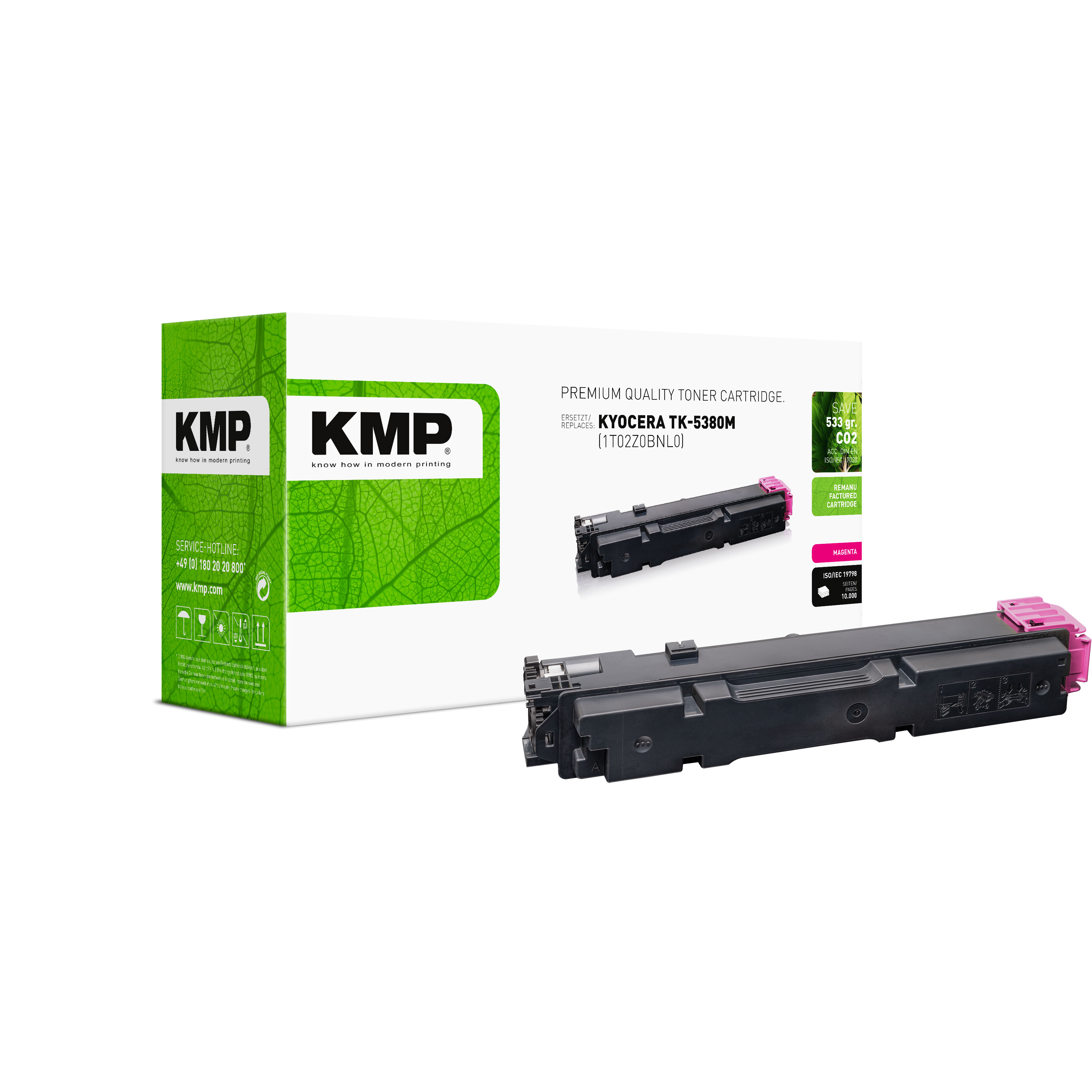 KMP K-T96 kompatibilní toner Kyocera TK-5380M (1T02Z0BNL0), purpurový