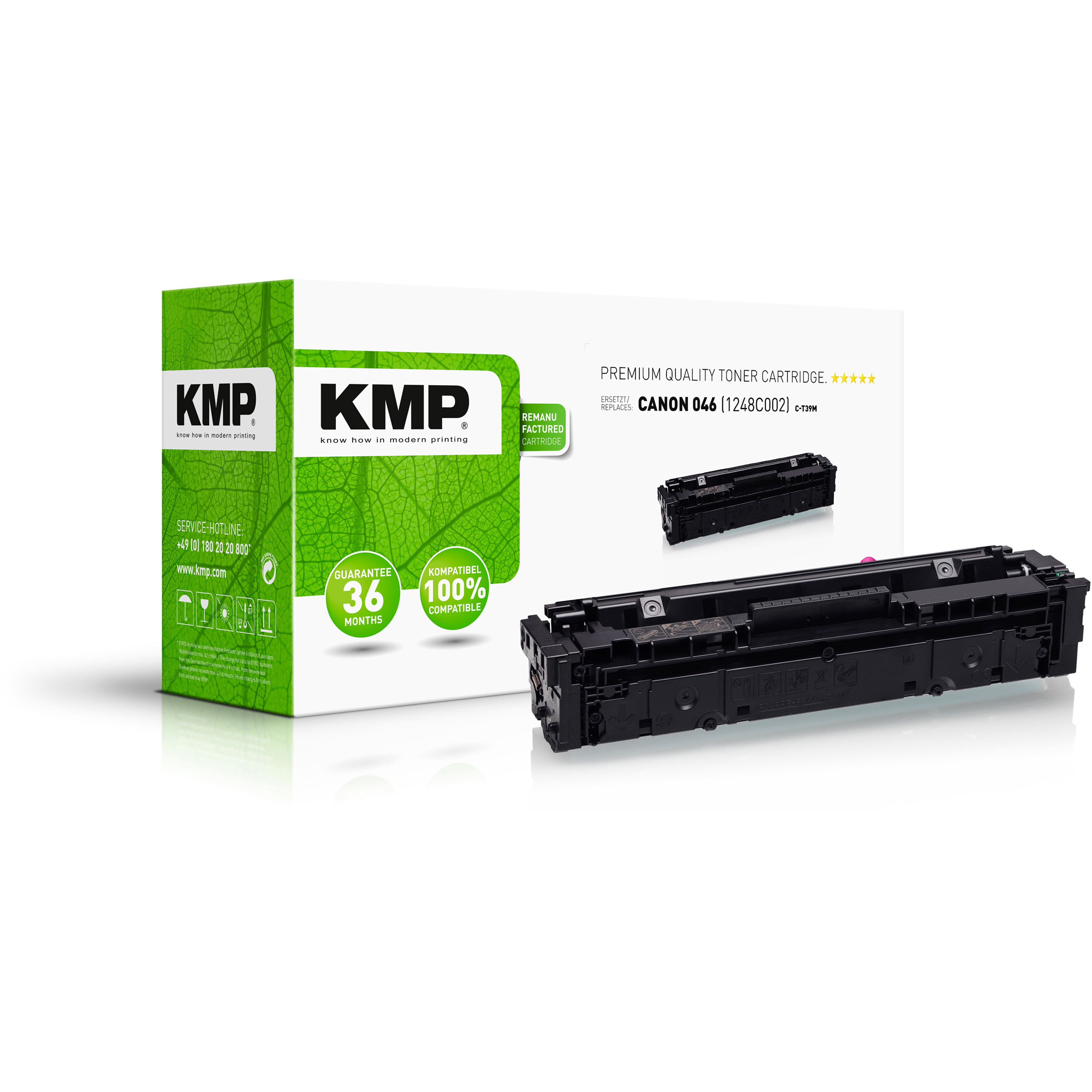 KMP C-T39M kompatibilní toner Canon 046 1248C002, purpurový