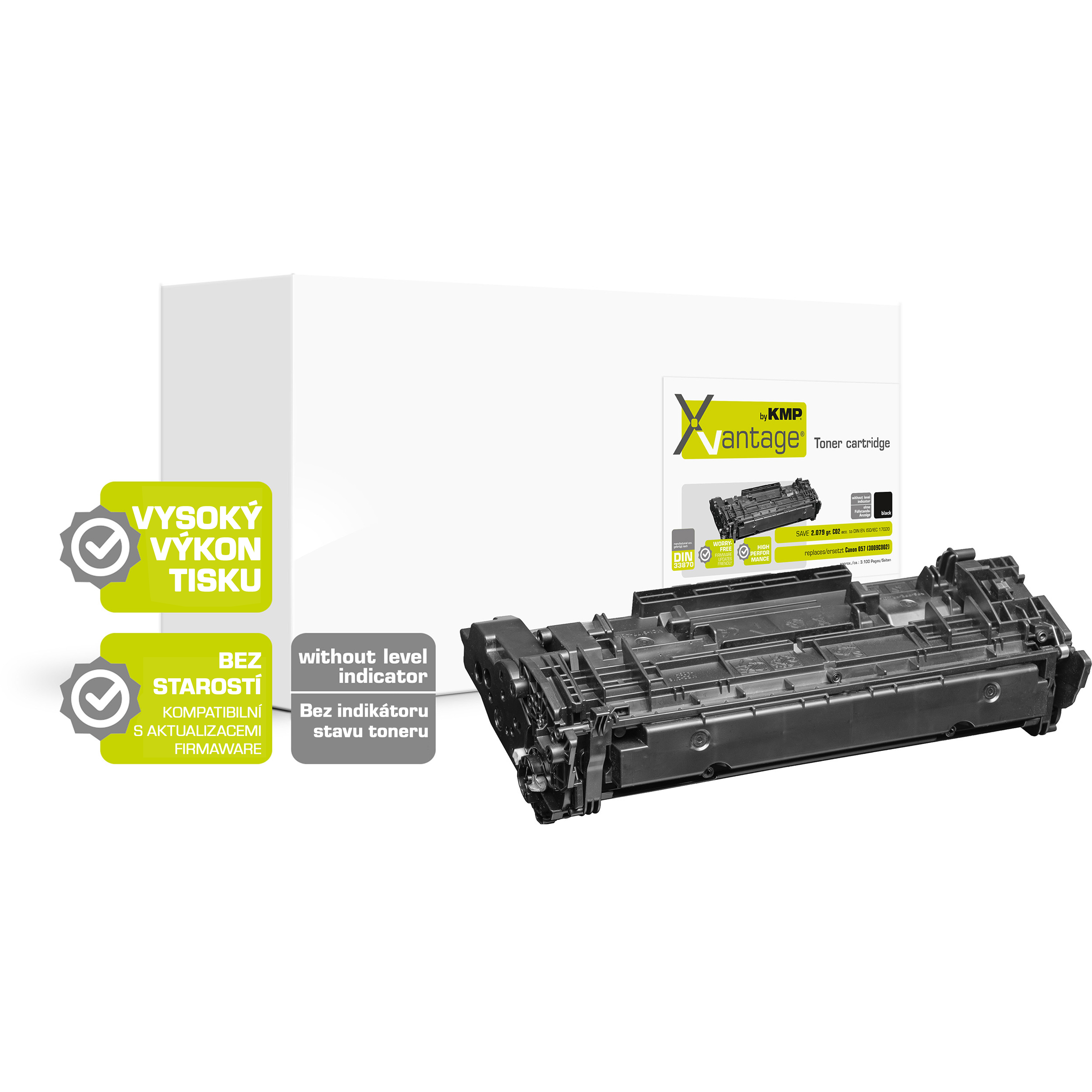 KMP C-T200AO kompatibilní toner Canon 057 3009C002, černý