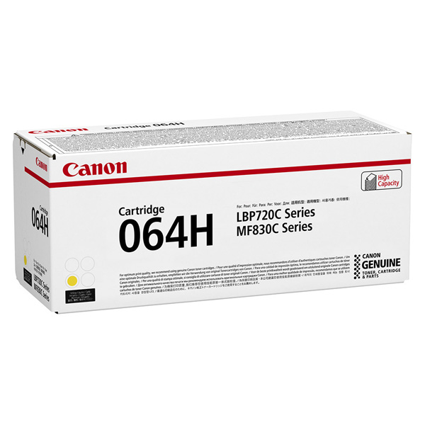 Originální toner Canon 064 H Y (4932C001), žlutý