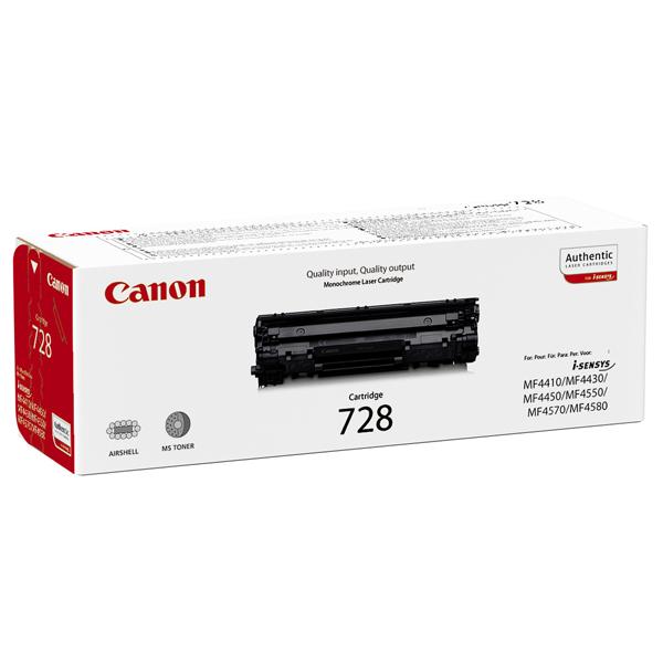 Originální toner Canon 728 BK, 3500B002, černý