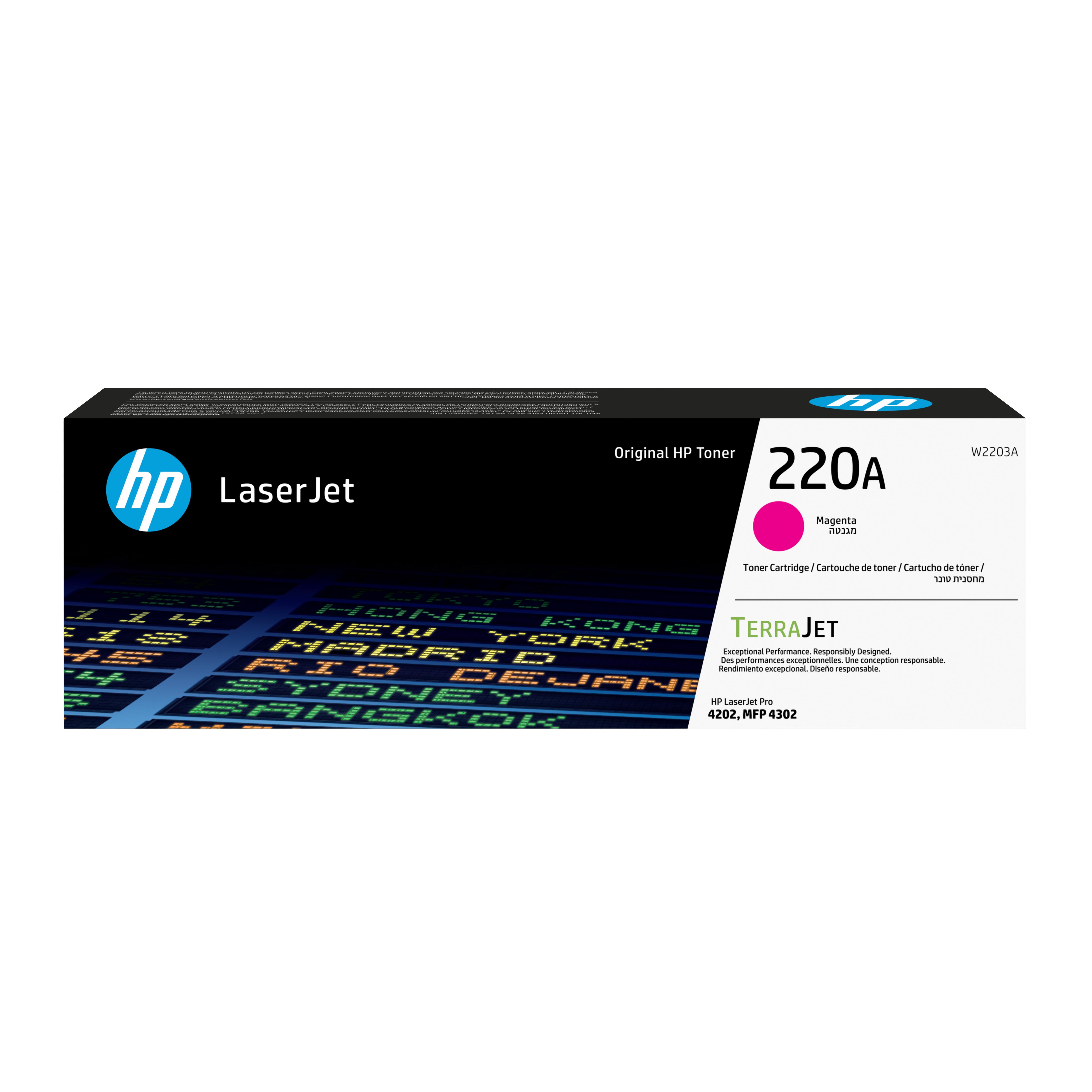 Originální toner HP 220A (W2203A), purpurový
