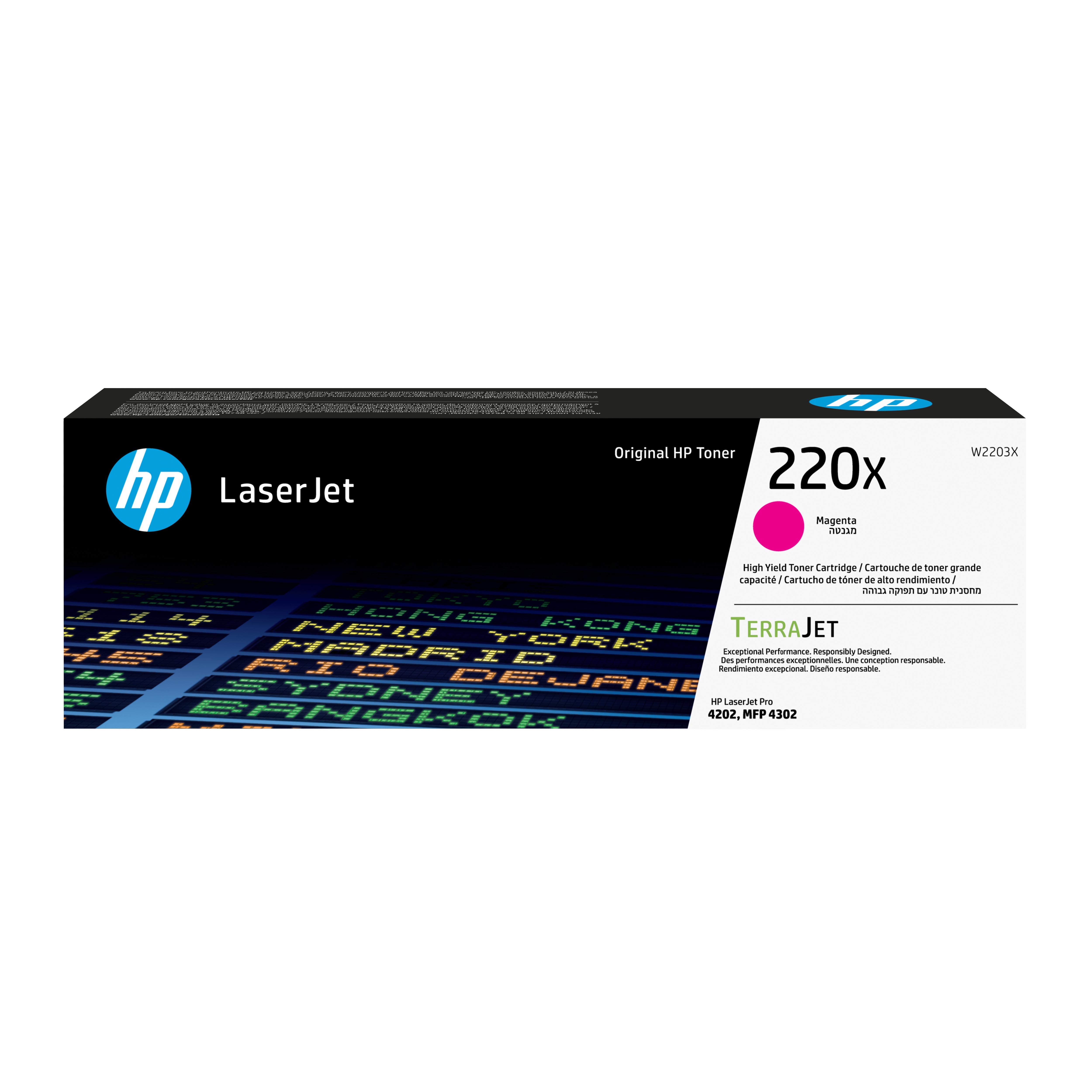 Originální toner HP 220X (W2203X), purpurový