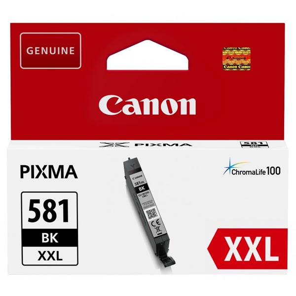 Originální inkoustová kazeta Canon CLI-581 XXL BK (1998C001), černá