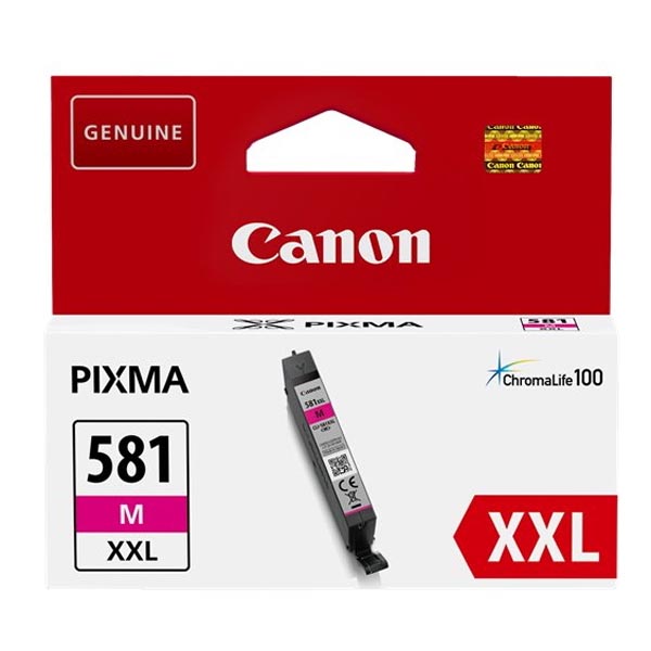 Originální inkoustová kazeta Canon CLI-581 XXL M (1996C001), purpurová