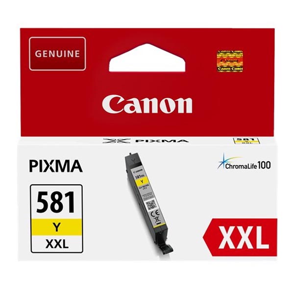 Originální inkoustová kazeta Canon CLI-581 XXL Y (1997C001), žlutá