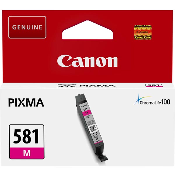 Originální inkoustová kazeta Canon CLI-581 M (2104C001), purpurová