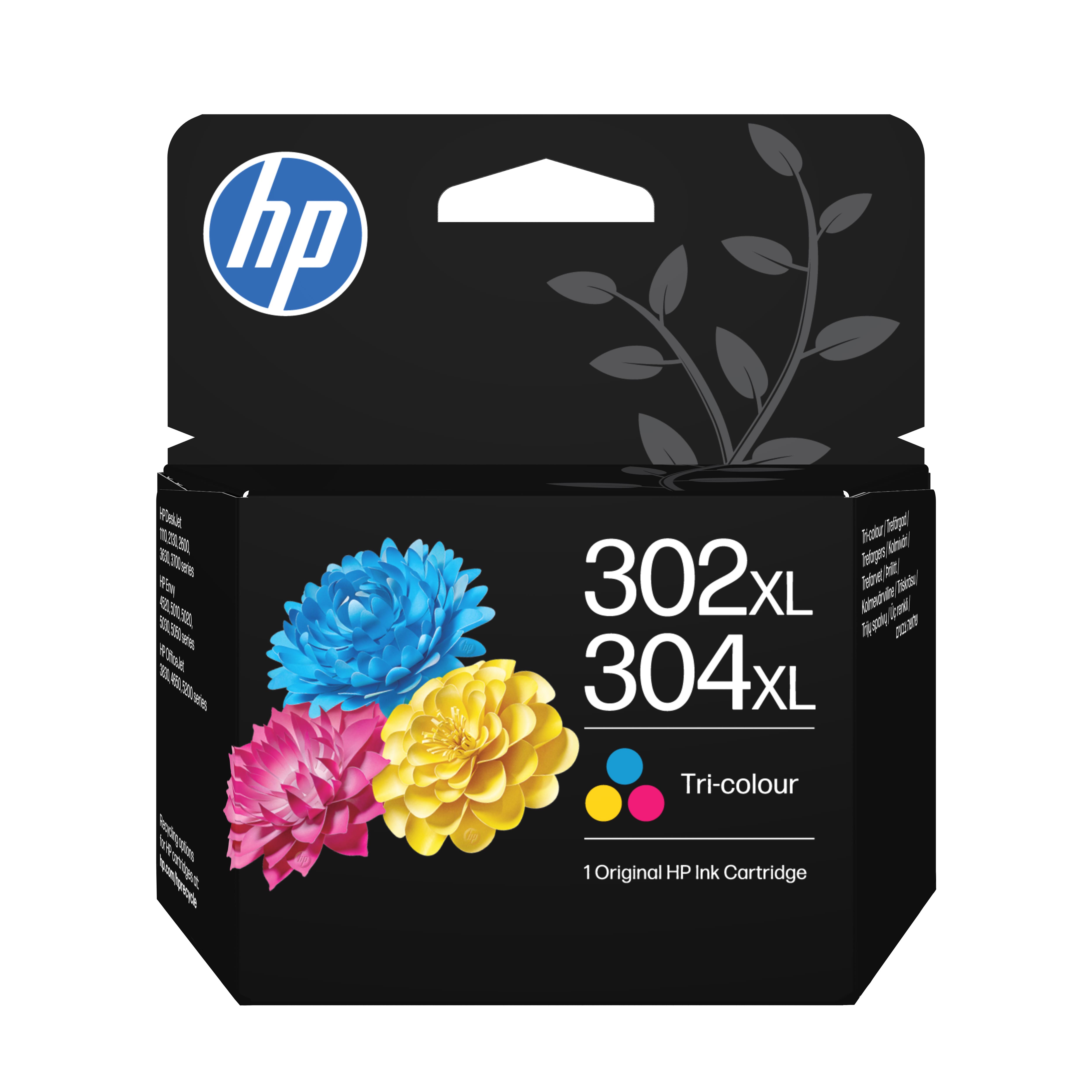Originální inkoustová kazeta HP 302XL/304XL COL (B7RT8AE), barevná